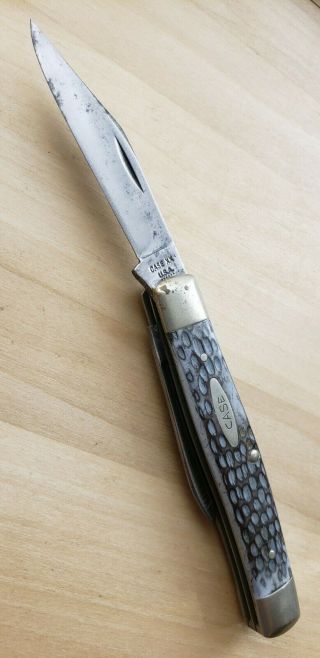 Vintage Case Xx 6292 6 Dot Serpentine Jack Pocket Knife/ Usa Made