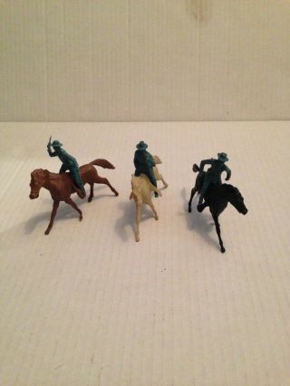 Vintage Marx Fort Apache Playset Long Coat Cavalry With Horses