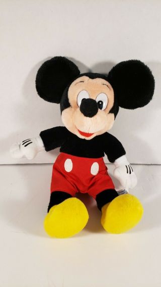 Vintage Mickey Mouse Disneyland Walt Disney World Plush Doll Stuffed Animal 13 "