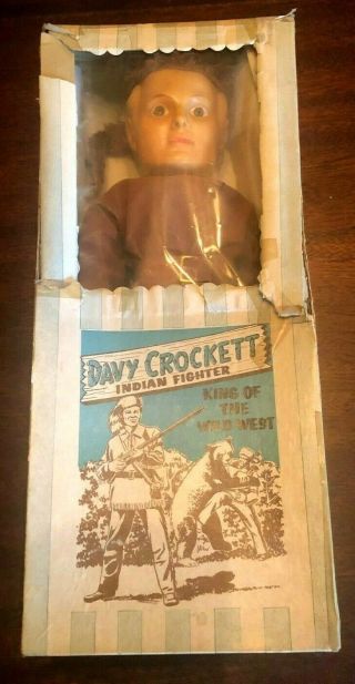 Large Doll Davy Crockett Box