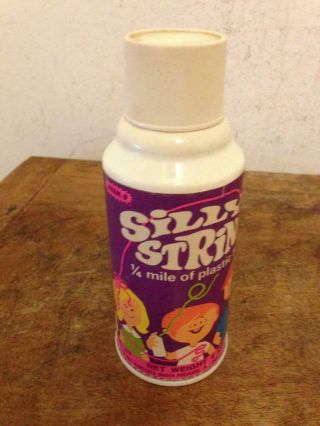 Vintage Wham - O Silly String 1969 Spray 4 Oz Extra Nozzle Nearly Full