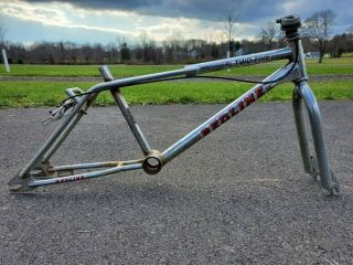 Red Line Redline Two - Five Two Five Vintage Bmx Freestyle Frame Tri Moly