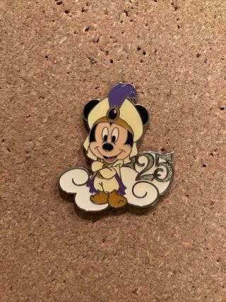 Japan Tokyo Disney Tds Arabian Coast Game Prize 25th Aladdin Mickey Ear Hat Pin