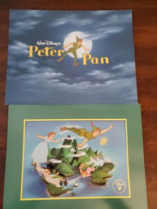 Exclusive Commemorative Lithograph Disney Peter Pan In Envelope
