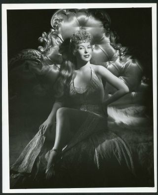 Andrea King In Alluring Leggy Portrait Vintage 1947 Photo By Bert Six