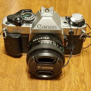 Canon Ae - 1 Program 35mm Vintage Camera And 50mm 1.  8 Lens Made In Japan