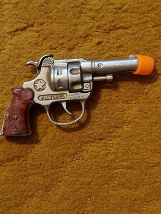 Vintage Toy Cap Gun Hubley 1939 Patrol