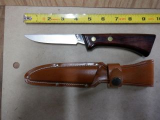 Vintage Western Cutlery W764 Knife Sheath Fixed Blade Stainless