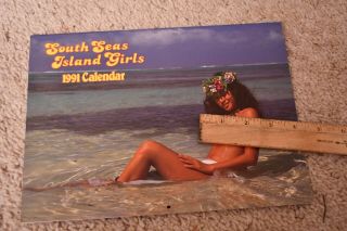 1991 South Seas Island Girls Calendar Sexy Vintage Island Ladies Exotic Women