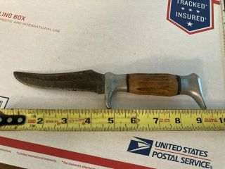 Vintage Sheffield? 53 Bowie Knife No Sheath Hunting Hunter Hand Grip Protector