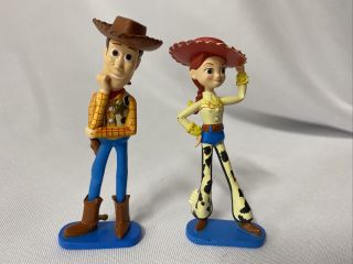 Disney Pixar Woody & Jesse Doll Toy Story 3” Pvc Action Figure Cake Topper