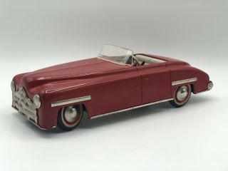 Distler Wind Up Convertible D 3200 Toy Car Made In Germany 1:10 No Key