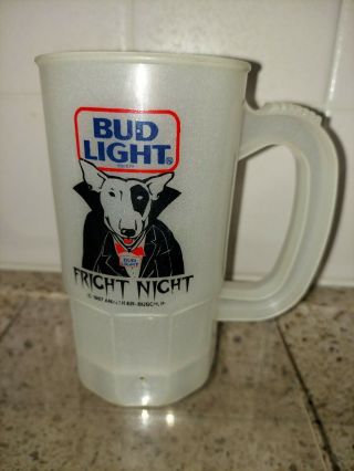 Bud Light Spuds Mackenzie Fright Night Glow In The Dark Halloween Mug 1987
