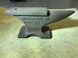 Vintage Enderes Tool Co 9 lb Anvil Blacksmith Jewelers E - 351 Albert Lea,  Minn 2