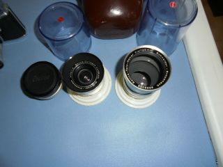 Vintage Kodak Retina Reflex Film 35mm Camera With 4 Lenses - Not - 2