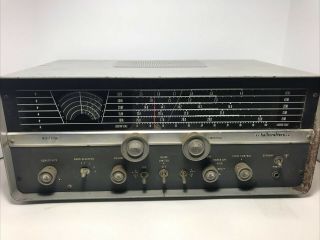 Vintage Hallicrafters S - 108 Ham Radio Receiver Powers On But See Photos