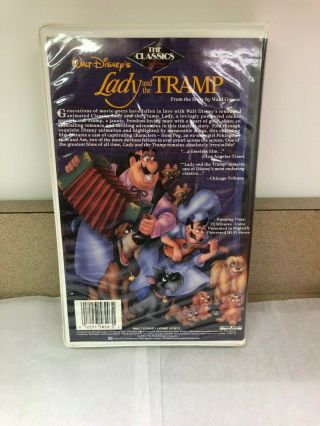 Lady and The Tramp Black Diamond VHS Tape 2