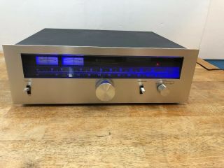 Vintage Kenwood Am Fm Stereo Tuner Kt - 6500 Purple Led