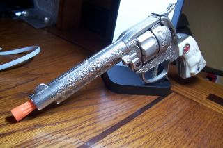 Hubley Cast Iron Texan Cap Gun Revolver