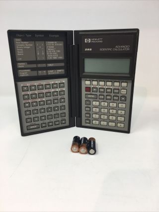 Vintage 1986 Hp Hewlett Packard 28s Advanced Scientific Calculator