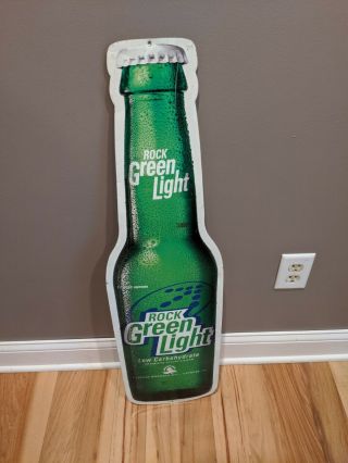 36 " Rolling Rock Green Light Beer Tin Metal Sign