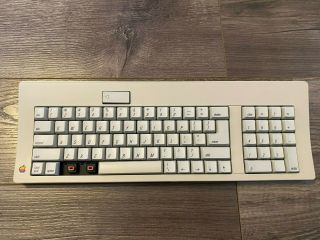Vintage Apple M0116 Keyboard With Alps Skcm Orange