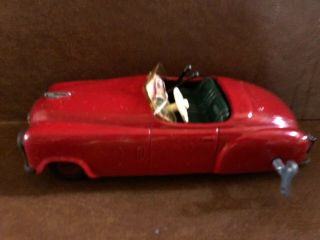 Vintage Schuco (w Germany) 4004 Windup Examico Ii Red Tin Car W Key
