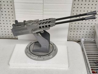 Marx Military Anti - Aircraft Twin Barrel Pom - Pom Crank Toy Gun