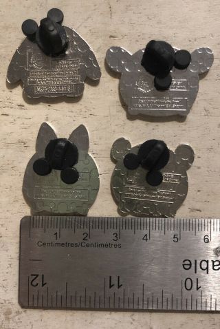 Disney Trader Pin Set of 4 Winnie the Pooh Eeyore Piglet Tigger Tsum Tsum 2