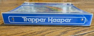 Vintage 80’s Mead Trapper Keeper Notebook Clouds Rainbow hearts - 2
