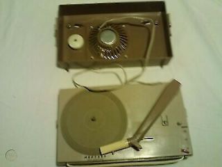 Vintage Mercury Portable Battery Powered Phonograph 194e3