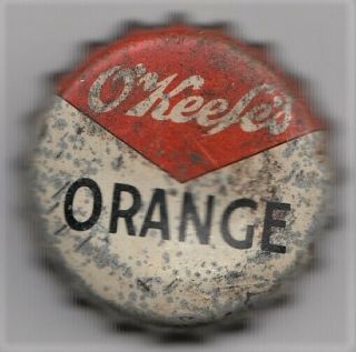O’keefe’s Prohibition Era Soda – Cork Lined Crown – Orange – Toronto,  Canada
