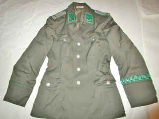 Vintage East German Military Air Force Officer Coat Uniform Jacket Nva G44 Rare