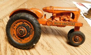 Arcade Allis Chalmers Cast Iron Tractor 1930 or to Restore. 2