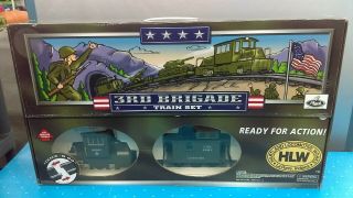 Hartland Locomotive 3rd Brigade G Scale Army Military Train Set Boxed 2