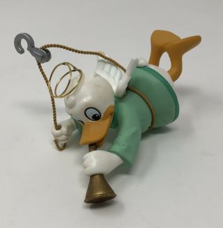 Disney Donald Duck Angel Christmas Ornament Horn Halo Robe Holiday