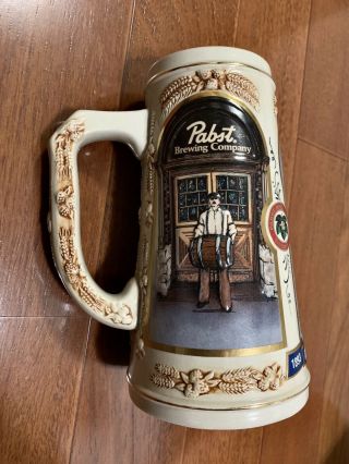 Pabst Blue Ribbon 1993 Limited Edition 100th Anniversary Stein Pabst Brewing Co. 3