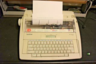 Brother Ml500 Standard Electric Typewriter Vintage A,  100 Guaranteed