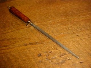 Vintage F.  Dick Knife Sharpening Steel Fredrick Dick Guard & Loop Germany