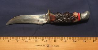 Vintage Sears And Roebuck Craftsman Fixed Blade Hunting Knife