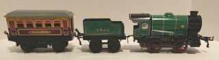 Hornby Wind Up Tin Lithographed 3 Piece Train Set