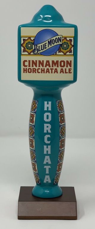 Blue Moon Cinnamon Horchata Ale Beer Tap Handle - 10” -