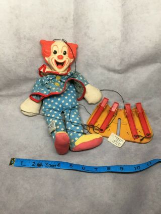 Vintage Knickerbocker - Bozo The Clown - Marionette Puppet Capitol Records 1962