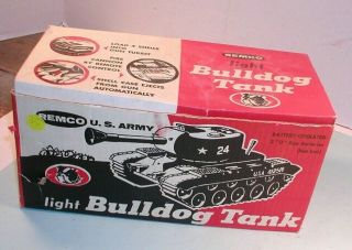 Vintage U.  S.  Army Light Bulldog Tank By Remco