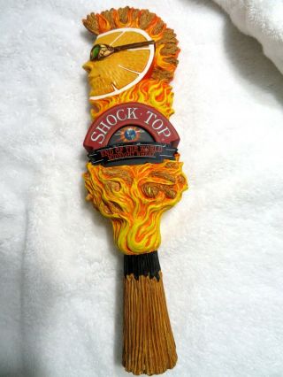 Shock Top End Of The World Midnight Wheat Beer Tap Handle 12 "