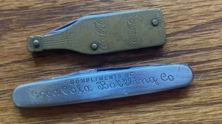 1930s Coca Cola Bottling Co Pocket Knife A Kastor Bros & Remington Knife Bottle