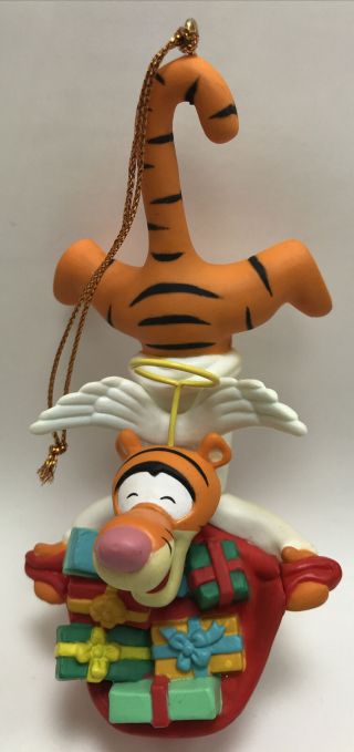 Tigger With Gifts Disney Christmas Ornament (approx 5 ")