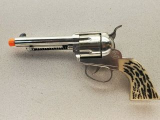 Vintage Mattel Fanner Shootin Shell Toy Cap Gun With Holster And Belt