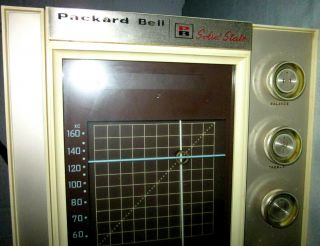 Vintage Packard Bell Stereo Tube Preamplifier / Tuner from ' 60 ' s RPC - 38 Console 3