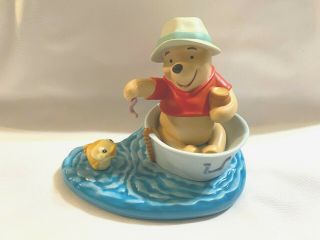 These Are The Best Kind Of Days Winnie The Pooh & Friend Disney Figurine Fishing